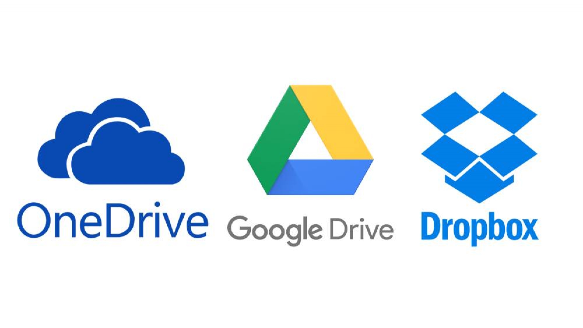 OneDrive-Google Drive-Dropbox